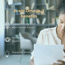 Iwi Omega-3 Minis & Brain Omega-3 Bundle, 30 Servings, Vegan Plant-Based Algae Omega 3 with EPA + DHA, Krill & Fish Oil Alternative, No Fishy Aftertaste 4