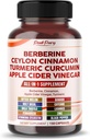 Berberine Cinnamon Apple Cider Vinegar Turmeric - Overall Wellness Support- Made in USA 2