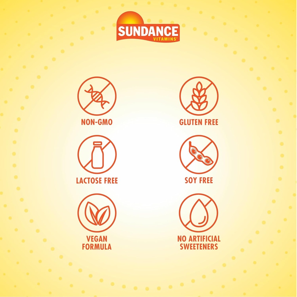 Sundance Zinc Gummies for Adults | 50mg | Mixed Berry Flavor | Vegan, Non-GMO and Gluten Free Supplement 4