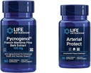 Life Extension Pycnogenol French Maritime Pine Bark & Gotu Kola Arterial Health Supplements - 60 & 30 Vegetarian Capsules 2
