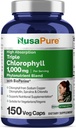 NusaPure High Absorption Triple Chlorophyll 1000 mg 150 Veg Caps Suitable for Vegetarians and Vegans, Non-GMO 2