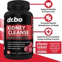 Kidney Cleanse & D Mannose Supplements - Kidney Detox Support Supplement, D-Mannose 500mg 1000mg Capsules - DMannose & Natural Cranberry to Support Kidneys, Bladder & Urinary Tract Health Supplements 3