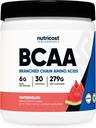 Nutricost BCAA Powder (Watermelon, 30 Servings) - Optimal 2:1:1 Ratio 2