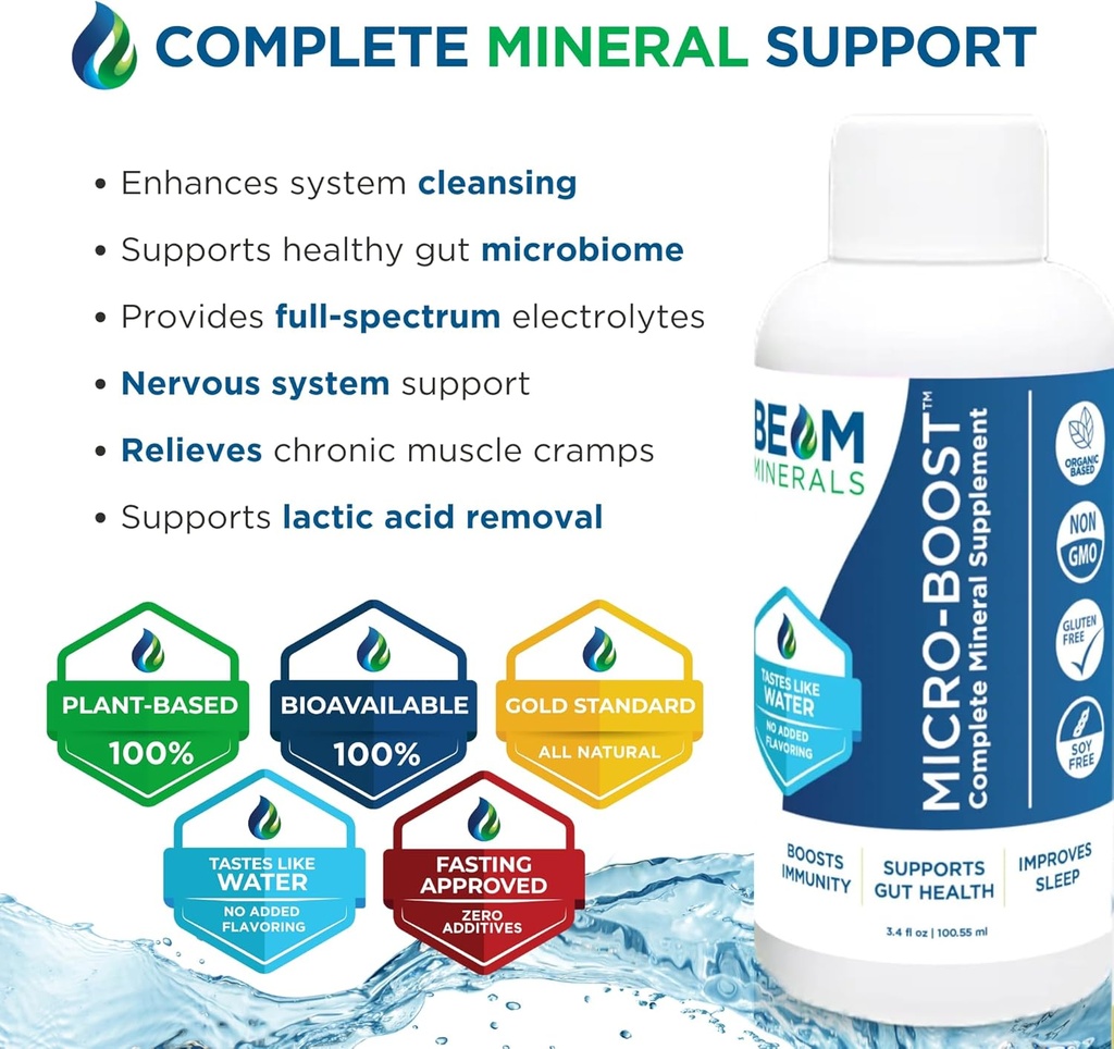 BEAM MINERALS Travel Pack | Electrolyte & Micronutrient Support On-The-Go | Micro-Boost, Electrolyze, and Insta-Lytes 2 fl Oz 4