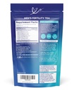 Blue Stork Men's Fertility Tea: Organic Fertility Supplements for Men, Green Tea, Maca Root, and Ginkgo Biloba for Male Reproductive Health, Mint, 15 Sachets 4