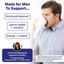 Blue Stork Men's Fertility Tea: Organic Fertility Supplements for Men, Green Tea, Maca Root, and Ginkgo Biloba for Male Reproductive Health, Mint, 15 Sachets 6