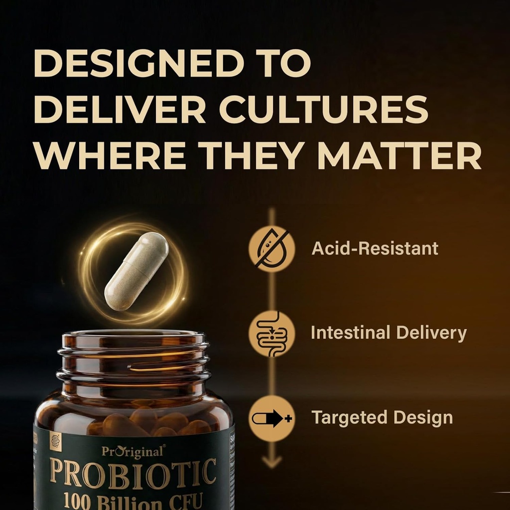 Probiotics with Prebiotics for Men and Women - 35 Strains Organic Probiotic 100 Billion CFU for Gut & Digestive Health, Vegan Acidophilus Probiotics Supplement, Non-GMO Raw Probiotic 120 Caps 6