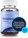 Elements - Melatonin 10mg Gummies, Supports Restful Sleep, Strawberry, 60 Count (Previously Revly) 5