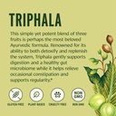 Banyan Botanicals Triphala Powder - Organic Digestion Supplement with Amla, Haritaki & Bibhitaki – Digestion, Colon Support & Healthy Gut Microbiome* – 1/2 lb – Non-GMO Sustainably Sourced Vegan 4