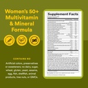 Natural Factors Whole Earth & Sea Women's 50+ Multivitamin & Mineral, 1 Serving Contains Nutrition Equivalent to ½ lb of Veggies, 60 Tablets 6