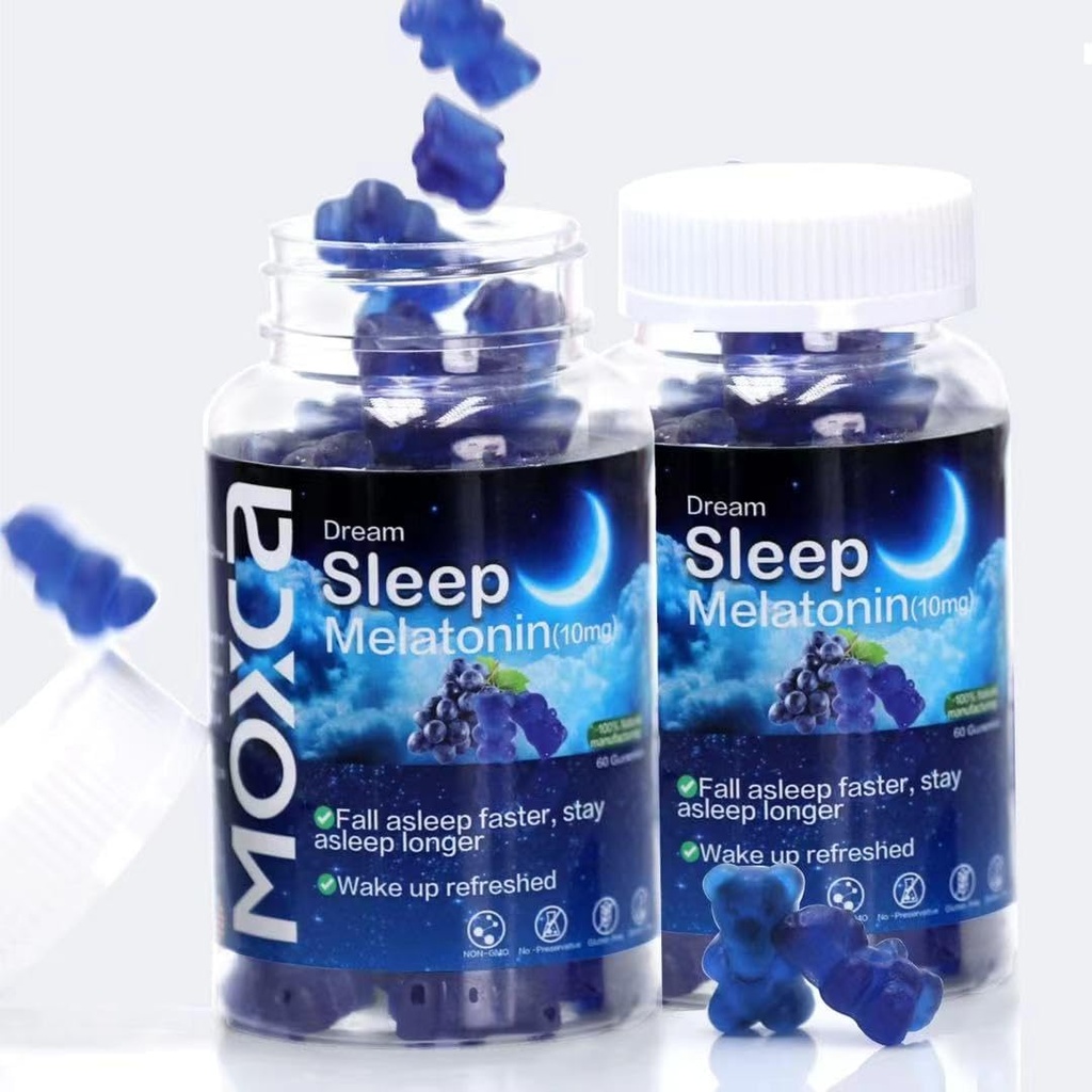 Ultra Strength Sleep Gummy - 120 Count ，10mg Melatonin，L-Theanine,Sodium,Turmeric, GABA, Lemon Balm and Chamomile，Nighttime Sleep Aid-Gelatin-Free, Gluten-Free, Vegan & Non-GMO 4