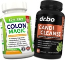 Colon Cleanse Candi Detox Formula - Natural Bowel Cleanser Pills for Intestinal Bloating & Anti Overgrowth Cleansing for Women & Men - Daily Constipation Relief Supplement Gut Stomach Balance Control 2