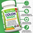 Colon Cleanse Candi Detox Formula - Natural Bowel Cleanser Pills for Intestinal Bloating & Anti Overgrowth Cleansing for Women & Men - Daily Constipation Relief Supplement Gut Stomach Balance Control 3