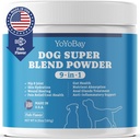 Supplements for Dogs, Dog Supplements Super Blend Powder 9 in 1, Vitamins for Dog, with Iceland Fish Powder, Support Gut Health, Hip and Joint, Multivitamin Support, 6.35oz, Fish Flavor 2
