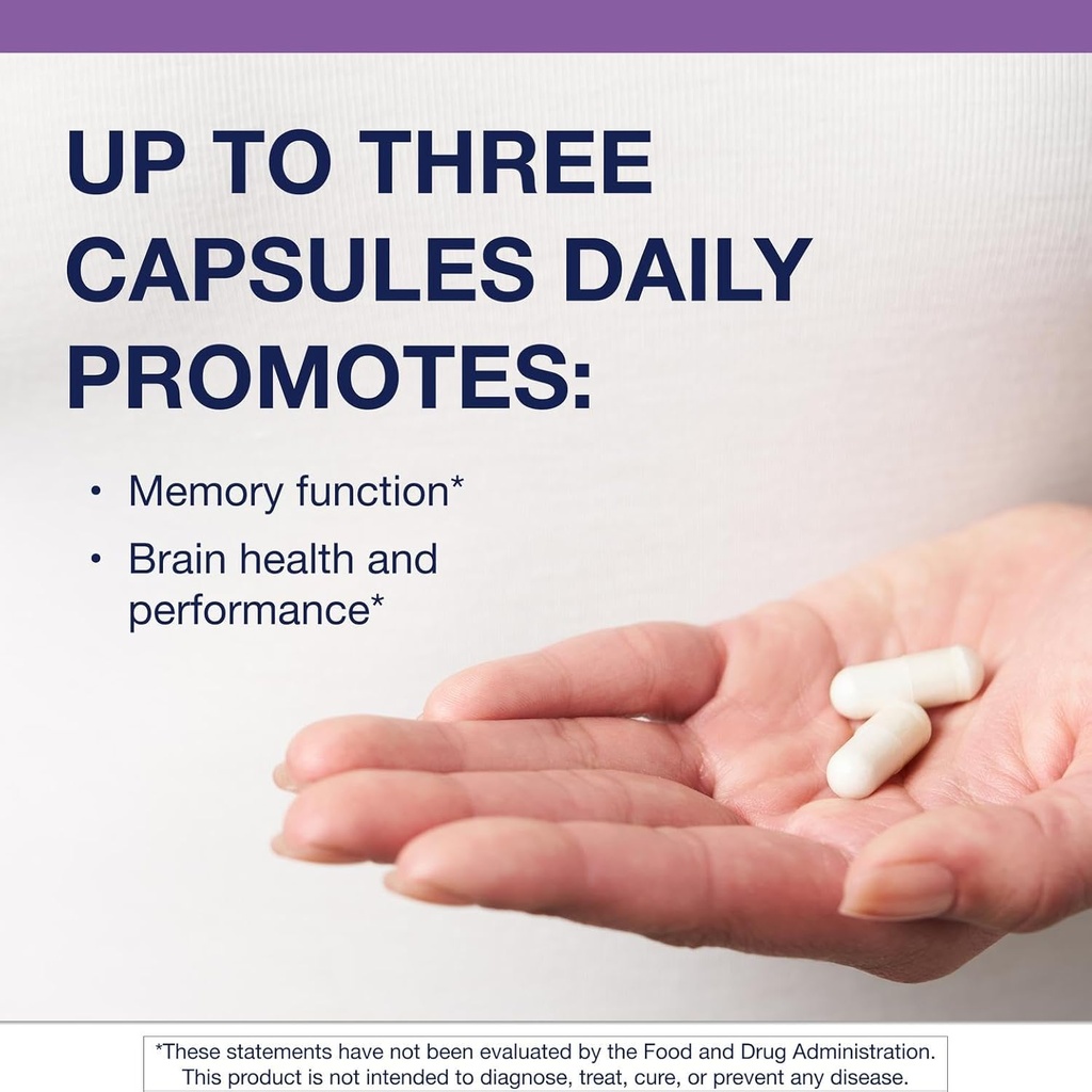 Metagenics Magnesium L-Threonate - Magtein Magnesium for Brain Health, Memory, Learning & Cognitive Support - Clinically Studied Bioavailable Form - Non-GMO, Gluten-Free, Vegan - 120 Capsules 3