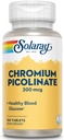Solaray Chromium Picolinate, Tablet (Btl-Plastic) 200mcg | 50ct 4