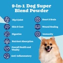 Supplements for Dogs, Dog Supplements Super Blend Powder 9 in 1, Vitamins for Dog, with Iceland Fish Powder, Support Gut Health, Hip and Joint, Multivitamin Support, 6.35oz, Fish Flavor 3