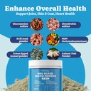 Supplements for Dogs, Dog Supplements Super Blend Powder 9 in 1, Vitamins for Dog, with Iceland Fish Powder, Support Gut Health, Hip and Joint, Multivitamin Support, 6.35oz, Fish Flavor 4