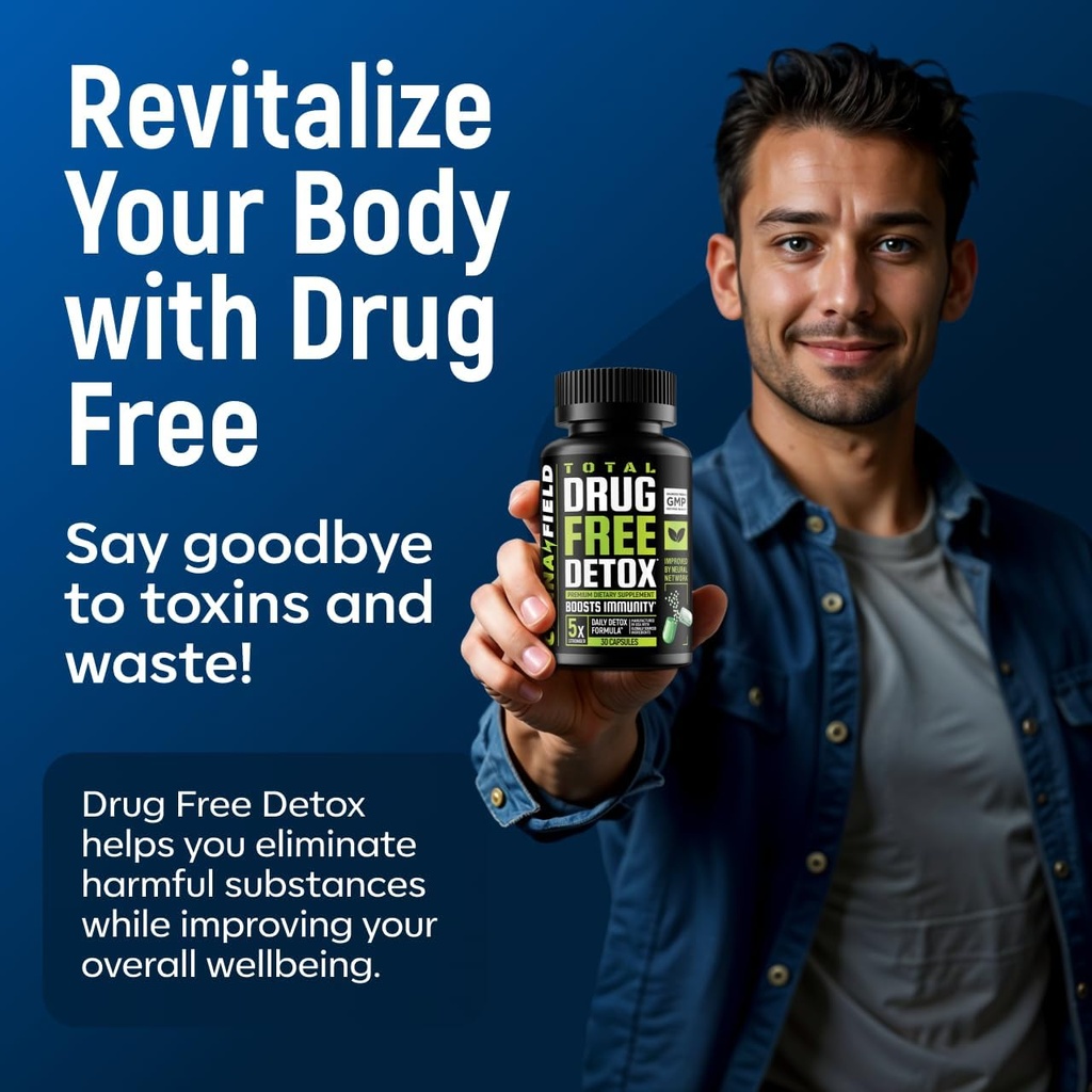 Detox and Liver Cleanse - USA Made - 5-Days Natural Toxins Remove – Best Pills to Pass Test - Premium Detox Supplement - 30 Capsules 4