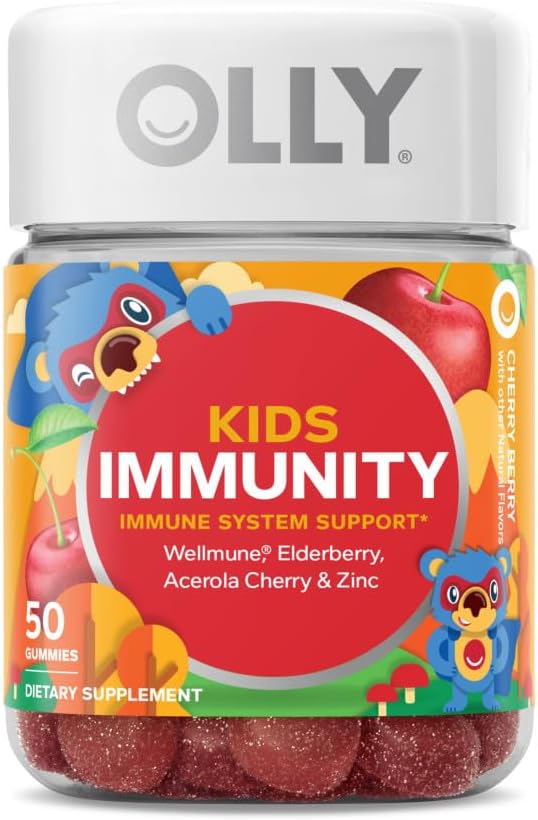 OLLY Kids Immunity Gummy, Immune Support, 50 Count Daily Energy Gummy, Vitamin B12, CoQ10, 60 Count 3