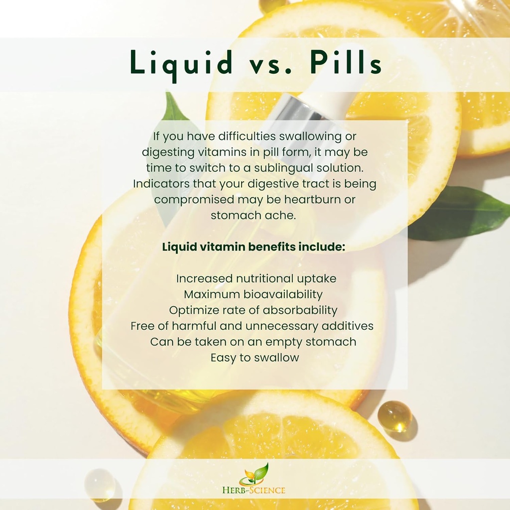 Liquid Biotin B7 – High-Absorption, Cold-Pressed D-Biotin USP, Vegan, Alcohol-Free, Sublingual Drops, No Artificial Flavors, Blue Cobalt Glass Bottle for Potency & Purity - 1 oz 4