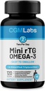 rTG Omega 3 Fish Oil Dietary Supplement - High Absorption & Fast Acting, Burpless Fish Oil Supplement from Anchovy. re-esterified Triglyceride w/EPA & DHA (as rTG) 960mg - 120 Softgels by CGM Labs 2