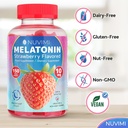 Melatonin Gummies - 10 mg Strawberry Flavored Dietary Food Supplement to Help Support Sleep - 150 Vegan Gummies 3
