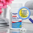 Dairy Relief Caplets, Original, Lactase Enzyme, 120 Pills by Equate (Pack of 1) + Sticker 3