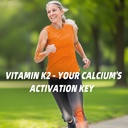 Vitamin K2 MK-7 Gummies 100mcg, Extra Strength K2 Vitamin Supplement for Bone & He-Art Support, Chewable Natural Orange Flavor, Non GMO, Vegan, 60 Gummies 5