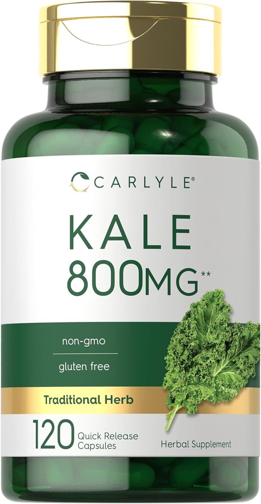 Carlyle Kale Extract 800mg | 120 Capsules | Non-GMO and Gluten Free 2