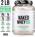 NAKED Whey Isolate Protein - Only 2 Ingredients, 30g Grass-Fed Protein, Zero Carb, Unflavored, Undenatured, Non-GMO, No Soy, Gluten-Free, No Preservatives - 28 Servings 5