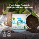 ALOHA Organic Plant Based Protein Powder, Stevia Free, Vanilla, 19.6 oz, 15 Servings PACKAGING MAY VARY 6