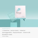 The Patch Remedy Relax Patch | L-Theanine, Lemon Balm, Valerian, Ashwagandha, Passionflower | 30 Patches 5