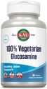 KAL 100% Vegetarian Glucosamine 1000 mg, Joint Health Supplement with Vegan Glucosamine HCl, Joint Support for Comfort and Mobility, Made Without Shellfish, 60-Day Guarantee, 60 Servings, 60 Tablets 2
