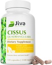 Jiva Botanicals Cissus Quadrangularis Capsules 550 mg - High Potency Cissus Powder Extract for Normal Bone Health & Normal Joint Support - 120 Capsules (Pack of 1) 2
