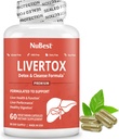 LiverTox - Advanced Liver Detox & Cleanse Formula - Herbal Liver Support with Milk Thistle, Turmeric, Artichoke, Dandelion, Beet & Zinc Helps Liver Function & Digestion | 60 Vegan Capsules 2