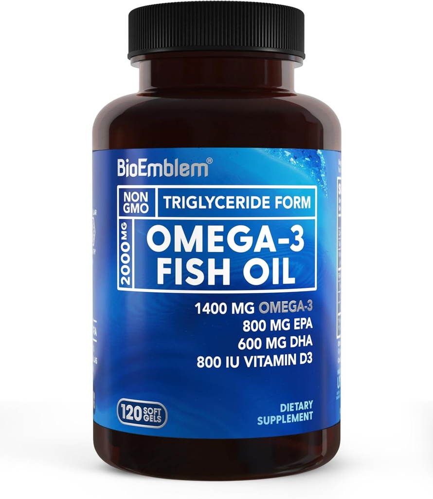 BioEmblem Omega-3 Fish Oil 2000mg and Joint Support 3