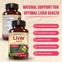 Liver Cleanse Detox & Repair | Herbal Liver Support Supplement w/ 20+ Liver Health Nutrients, Milk Thistle, Turmeric, Ginger, Dandelion, Zinc, Artichoke & more for Optimal Liver Support | 120 Capsules 4