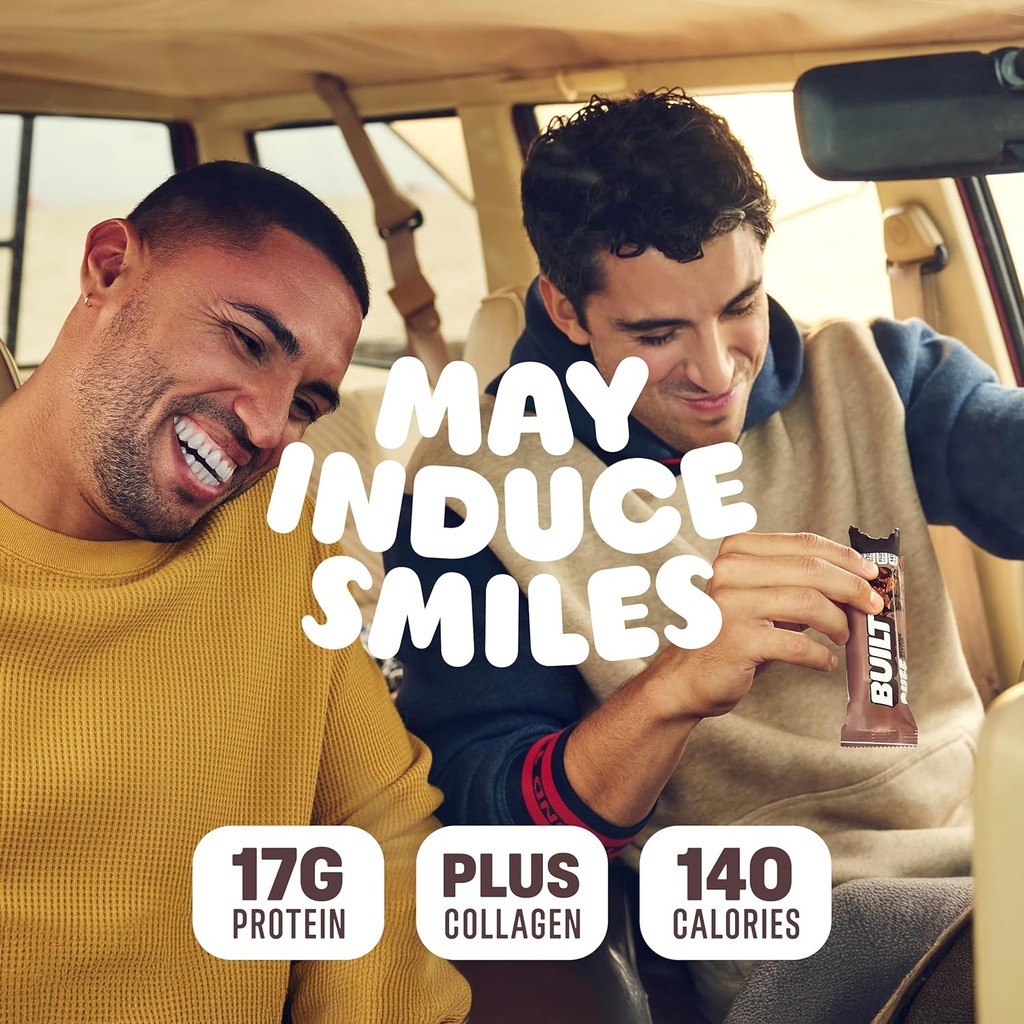 Built Bar, Puff Protein Bars, Brownie Batter Puff, 17g Protein Snacks, On-The-Go Bars, Only 140 Calories, 6g Sugar, Collagen, Gluten Free, 12 Count 5