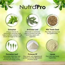 NutraPro Liver Health Formula and Gallbladder Support-Liver Cleanse Detox & Repair to Support Liver Renew 6