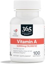 365 by Whole Foods Market, Vitamin A 10K IU, 100 Softgels (Pack of 2) 3