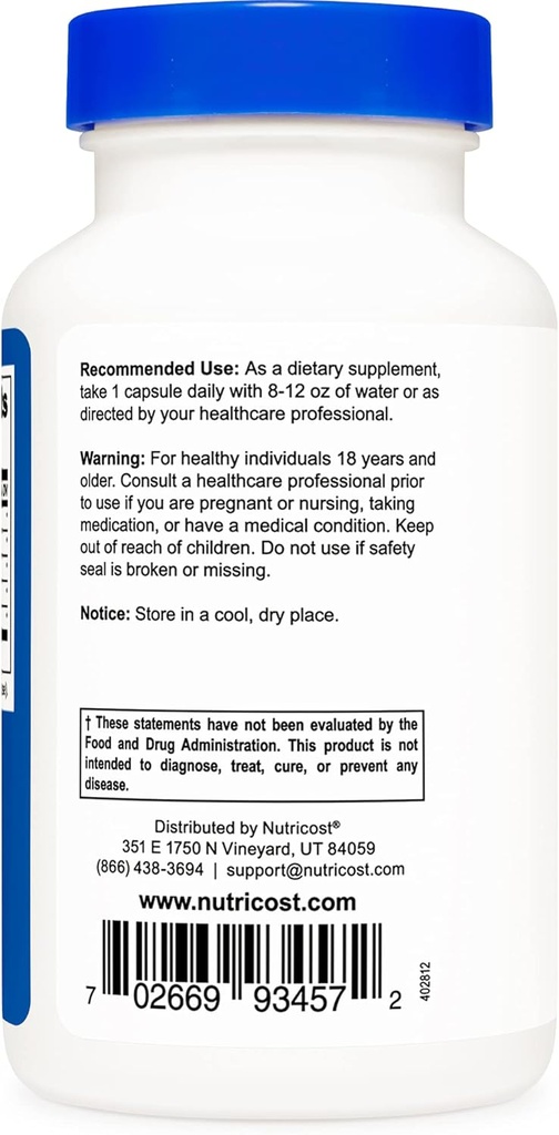 Nutricost Lactase Enzyme Complex 3,000 FCC ALU, 120 Veggie Capsules - Non-GMO, Gluten Free, 120 Servings (3 Bottles) 4