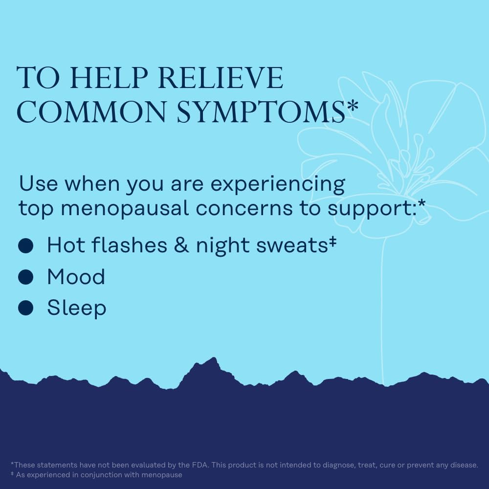 SOLARAY Menopause her Life Stages - Menopause Supplements for Women - Supports Mood, Sleep, Hot Flashes, Night Sweats - Vegan, Gluten Free - 60-Day Guarantee - 30 Servings, 60 VegCaps 4