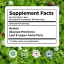 Herbsforever Brahmi Powder I 100% Pure Bacopa Monnieri I Natural Herbal Supplement – Non-GMO, Vegan, Gluten-Free I Supports Wellness – Premium Quality 230 GMS 5