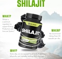 1500mg Shilajit Capsules Extract 5:1 - Immune System, Energy Production, Brain Health & Overall Well-Being Support - 240 Capsules 6