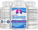 3-Month Lung & Respiratory Support (All-in-1) Supplement Complex Seasonal Formula | 10 Active Ingredients | Natural Daily Lung Nutrients | Respiratory Health Supplements | 90-Day Supply | 90 Capsules 5
