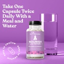 Nourish Lactation Supplement - Postpartum Support for Healthy Milk Flow & Production - Fenugreek Capsules for Women with Milk Thistle, Fennel Seed & Organic Moringa, 60 Vegan Soft Capsules 5