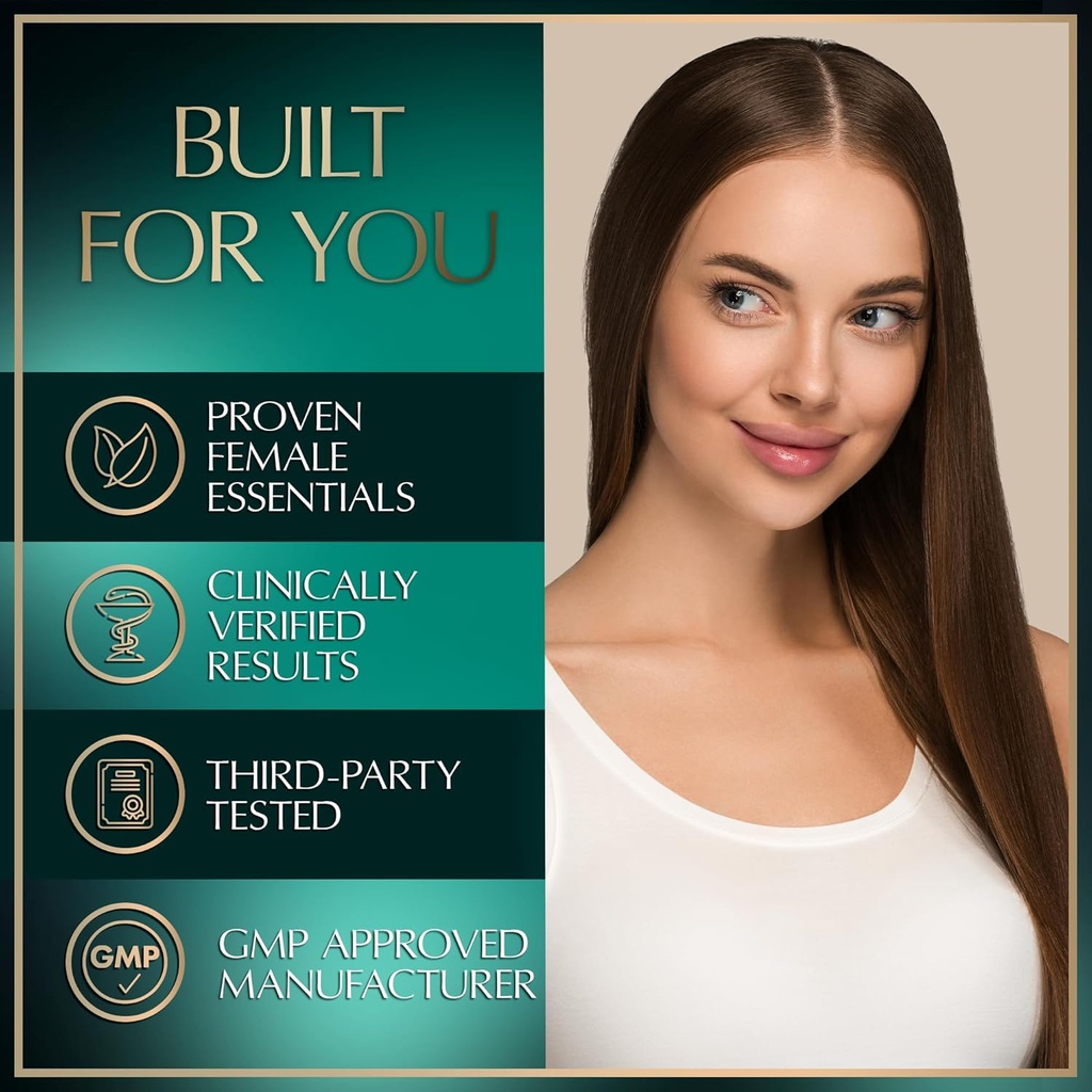 WILD FUEL Iron Supplement for Women with Folic Acid and Liquid Collagen Peptides with Biotin Female Health and Beauty Bundle 5