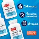 Agaricus Bio 600 mg, Natural Killer Cell Activity -USA-Grown Organic Agaricus Blazei Murill Mushroom for Immune Support, Liver & Cellular Health, High Beta Glucan Supplements, 60 Caps 4