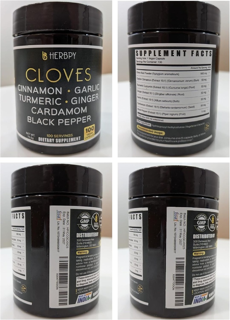 Bundle 7in1 Cloves Supplement & 5in1 Ginger Supplement 3
